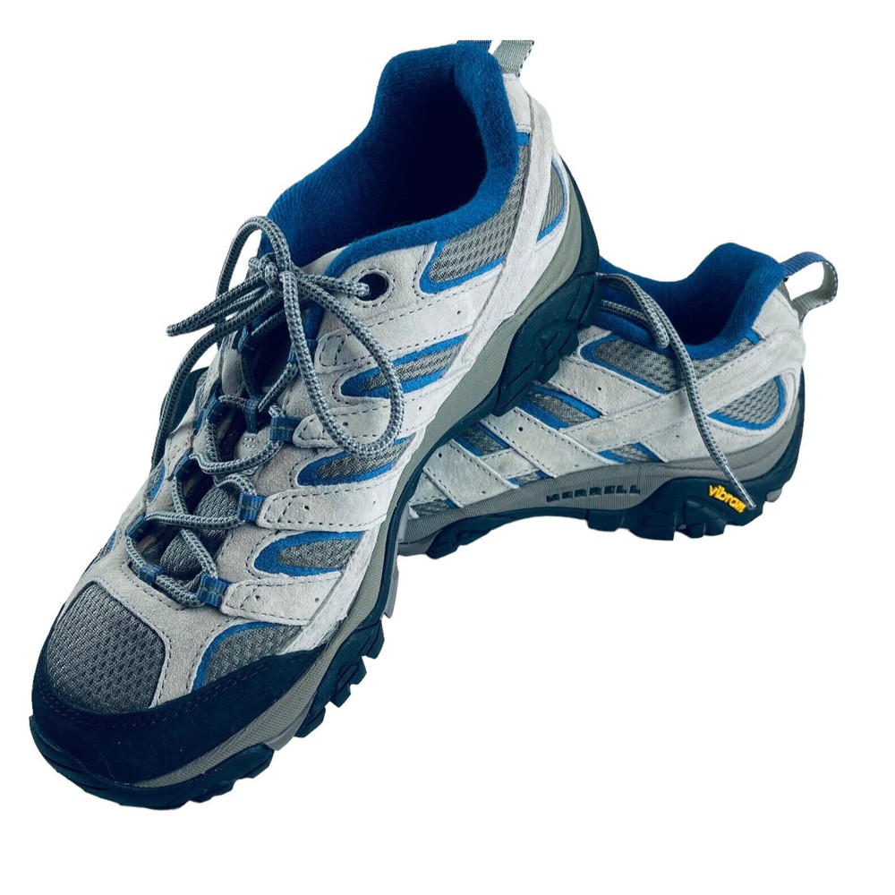 Merrell Women's Gray and Blue Trail Running Sneakers